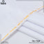 Silver Touch Super Golden Queen Cotton Fabric - Pure White