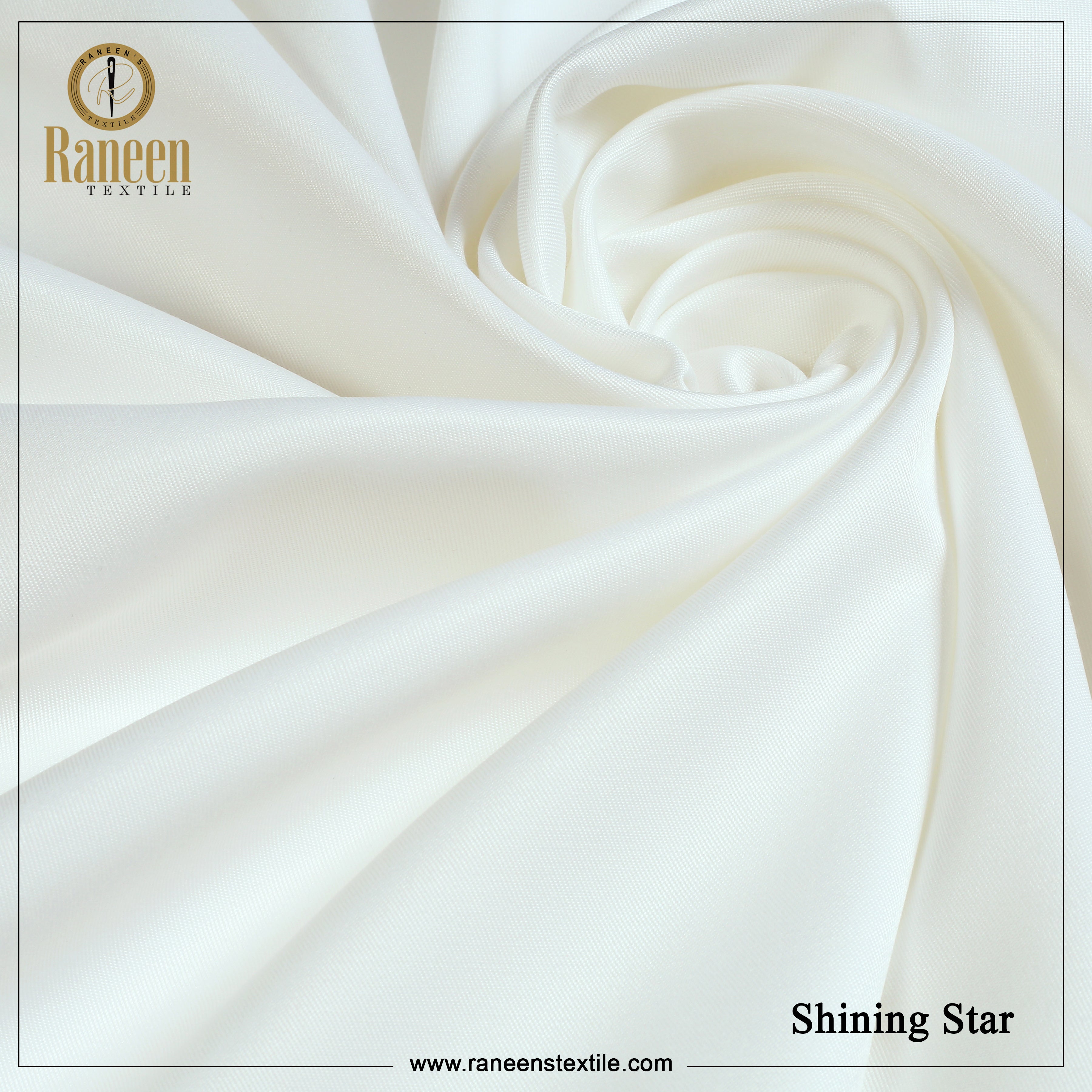 Unstitched Shining Star White Wash N Wear Fabric
