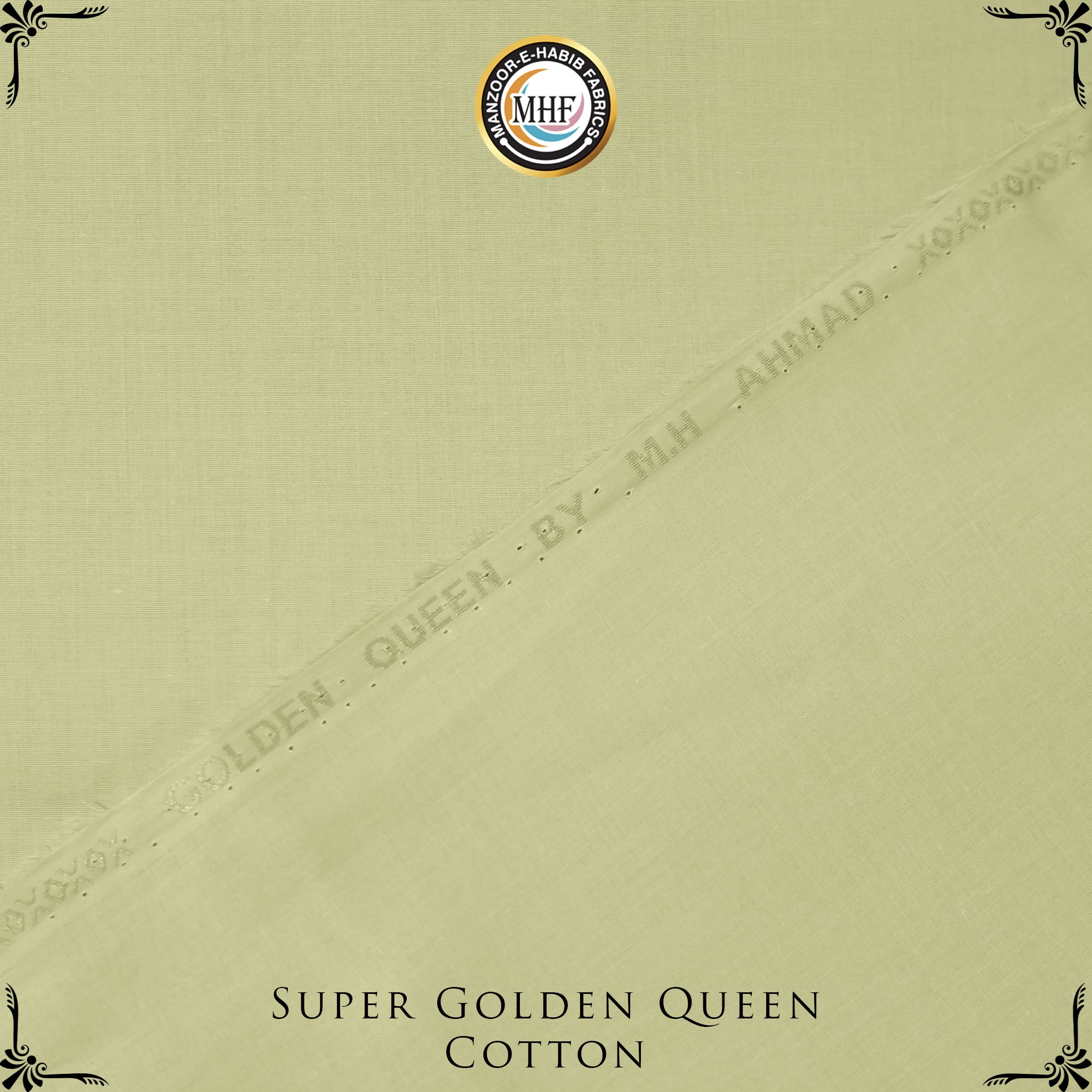 Silver Touch Super Golden Queen Cotton Fabric - Lilac