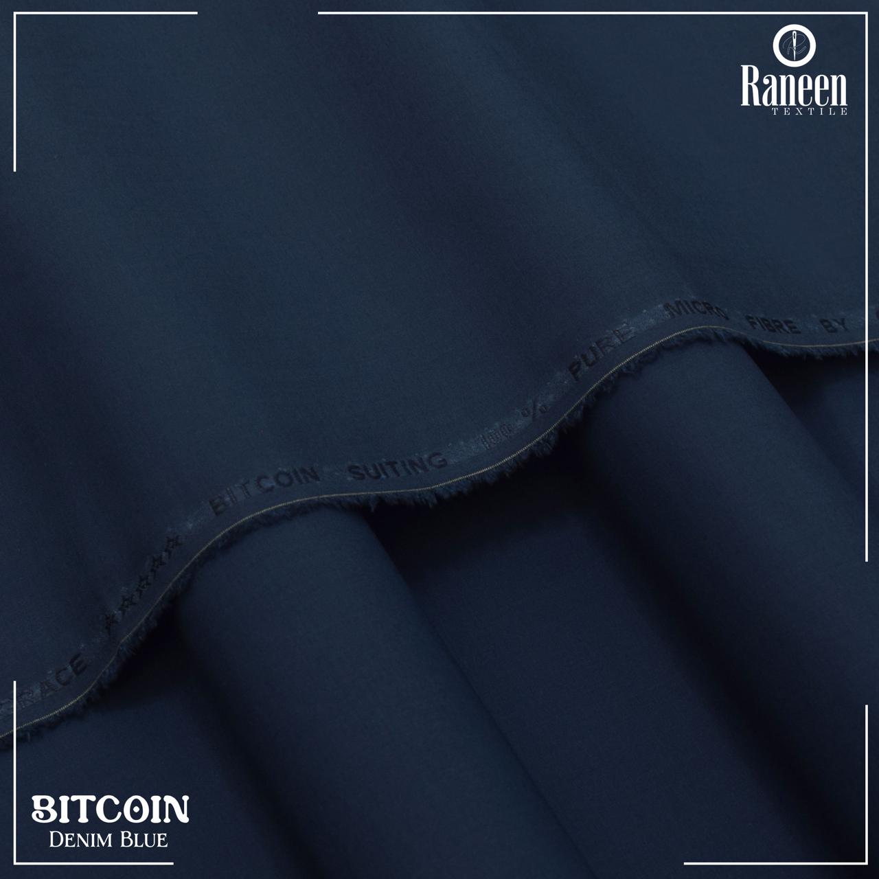 Unstitched Denim Blue Bitcoin Wash & Wear