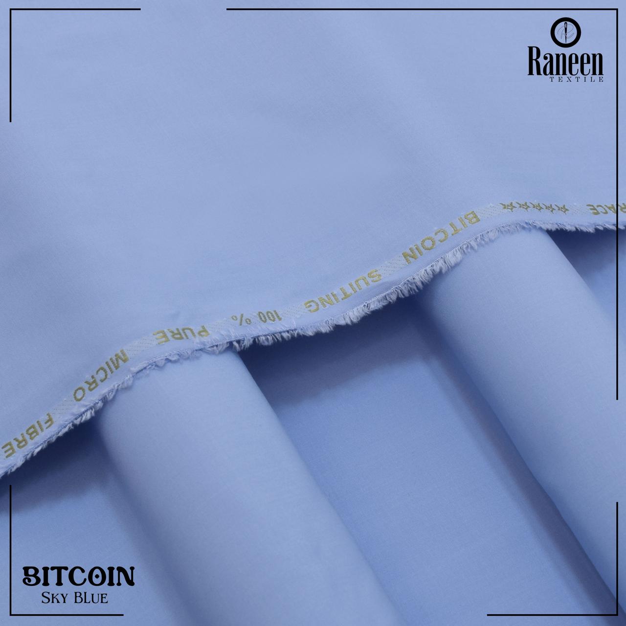 Unstitched Sky Blue Bitcoin Wash & Wear