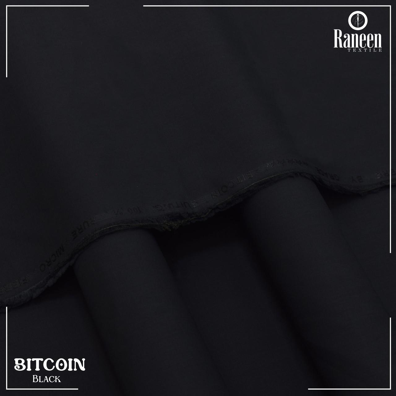 Unstitched Black Bitcoin Wash & Wear